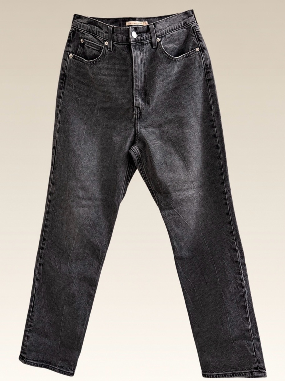 Levi’s Premium 70’s High Slim Straight Women’s Jeans W29 L29 Washed Black